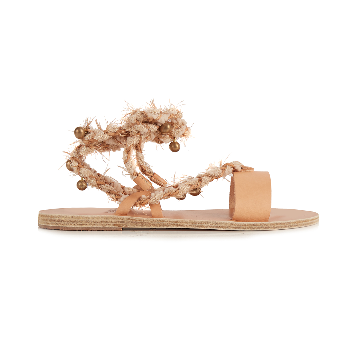 Lachesis Embellished Leather Sandals  